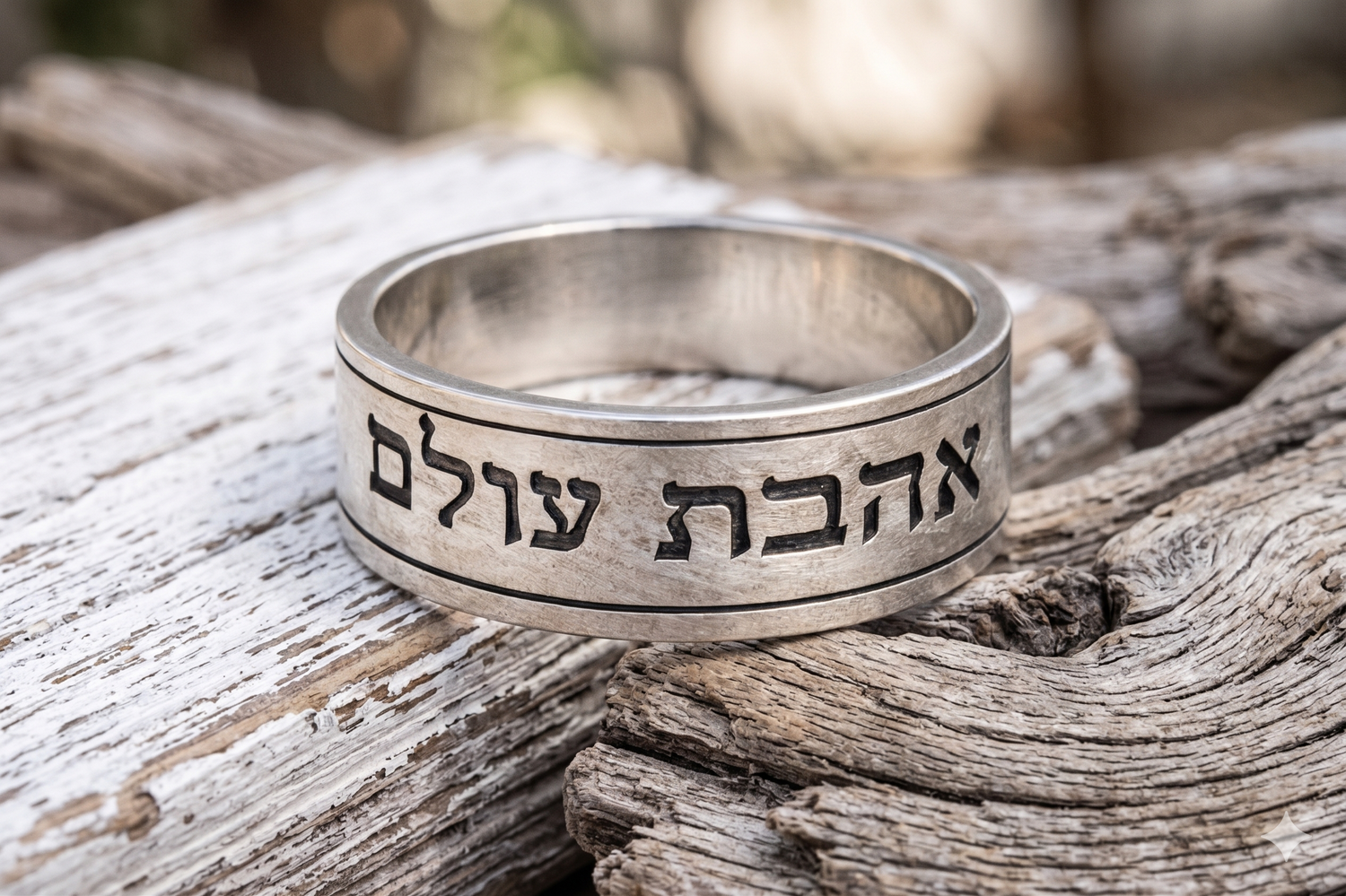 Psalm 23 The Lord is my Shephard Sterling Silver Ring