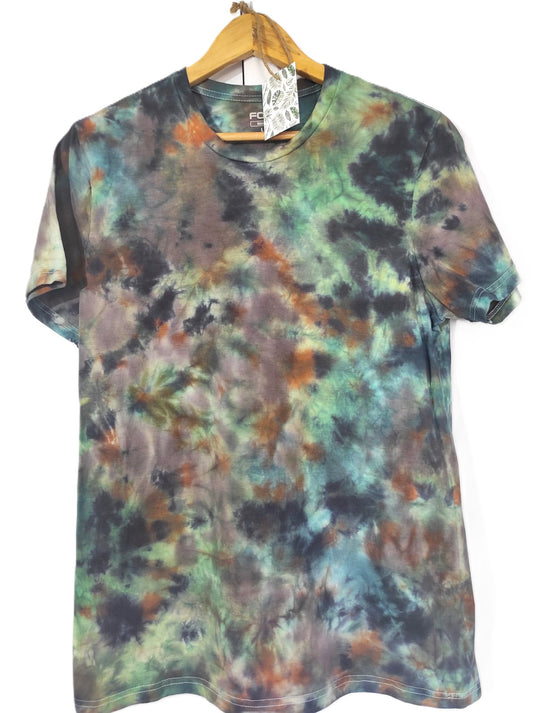 Forest Camouflage Tie Dye T shirt 100% Cotton