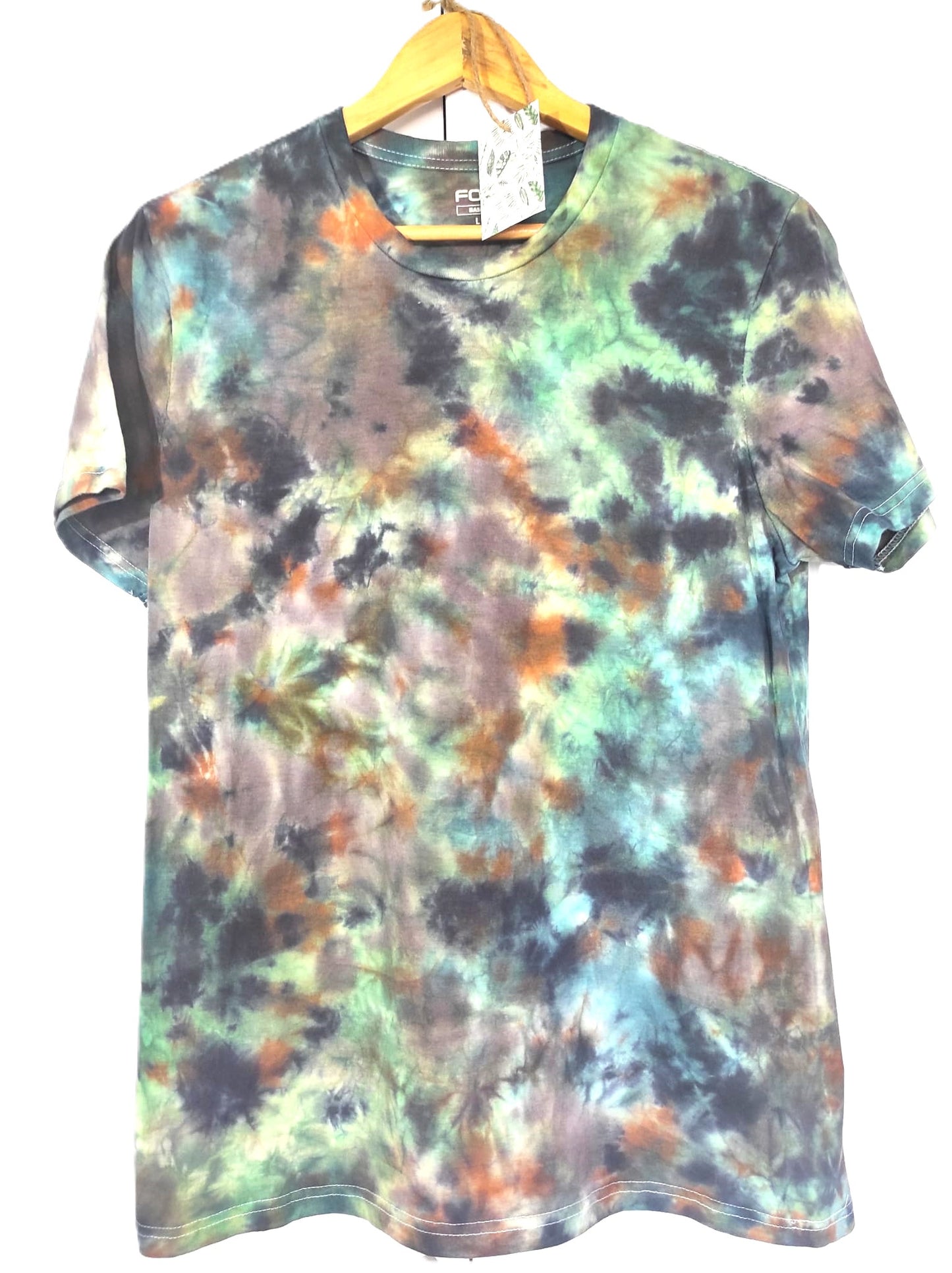 Forest Camouflage Tie Dye T shirt 100% Cotton