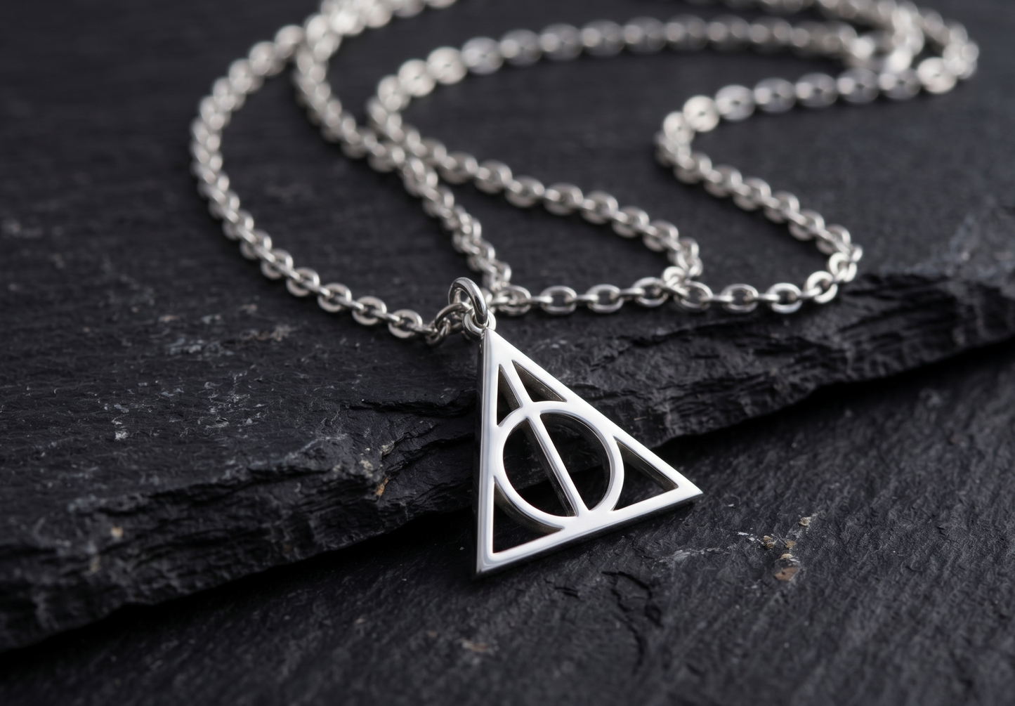 Deathly Hallows 925 Sterling Silver Necklace