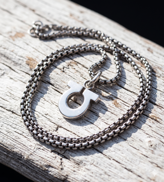 Ultramarines Sterling Silver Pendant and Chain