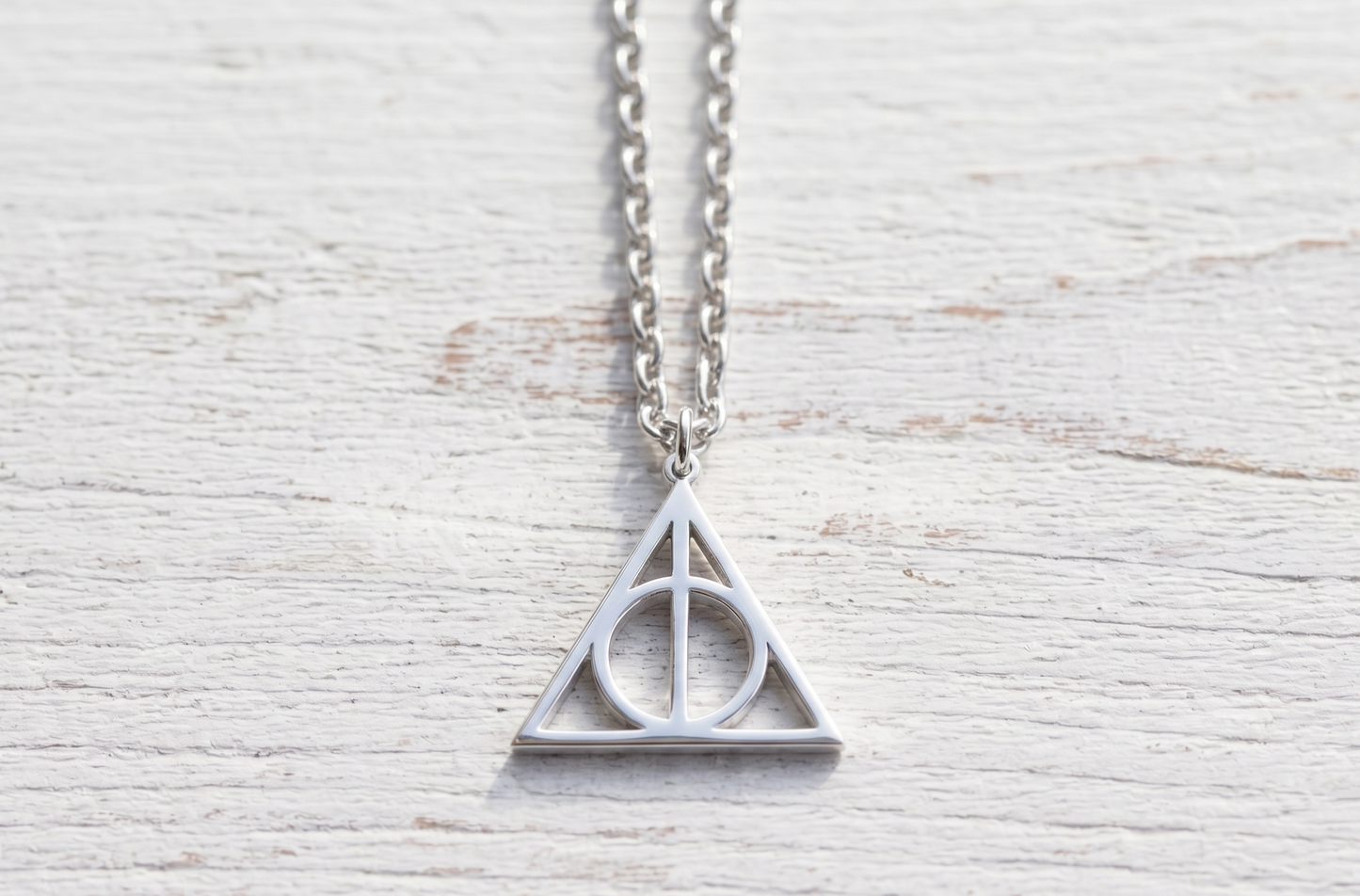 Deathly Hallows 925 Sterling Silver Necklace