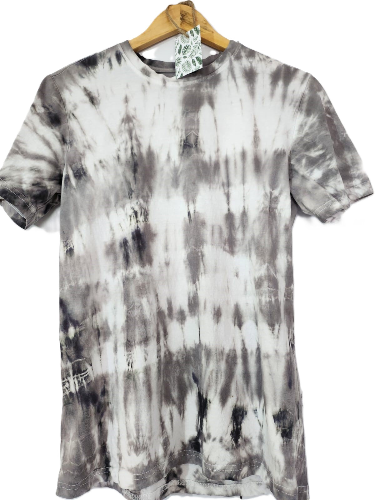 Desert -  Black Light Sinai Grey Vertical Tie Dye T shirt 100% Cotton