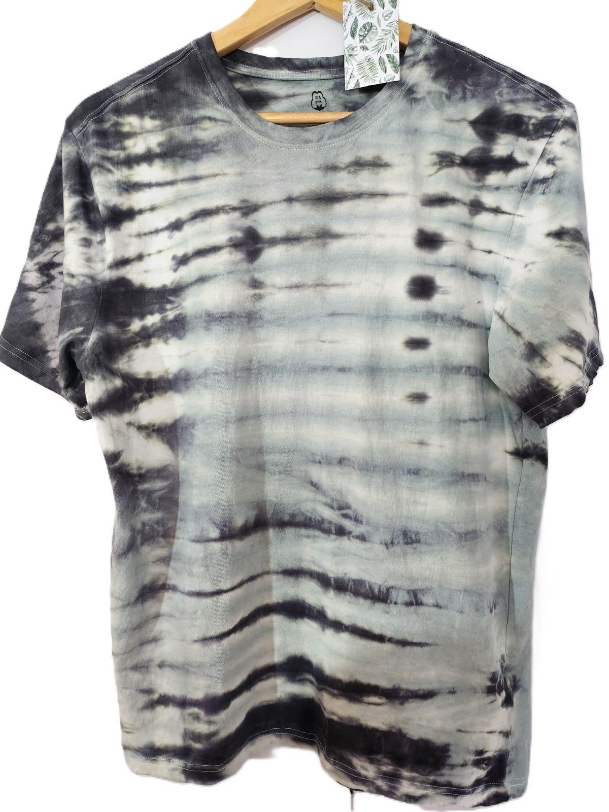 Mountain -  Black Light Blue Tie Dye T shirt 100% Cotton